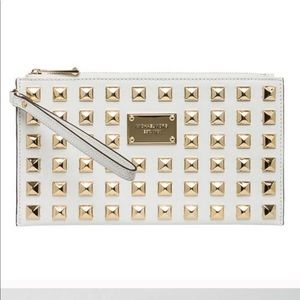 Michael Kors Daniela Gold Stud Wristlet
